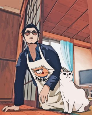 Tatsu And Cat The Way Of The Househusband Paint By Number