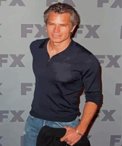 Timothy Olyphant Actor Paint By Number