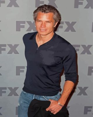 Timothy Olyphant Actor Paint By Number