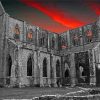 Tintern Abbey At Sunset Paint By Number