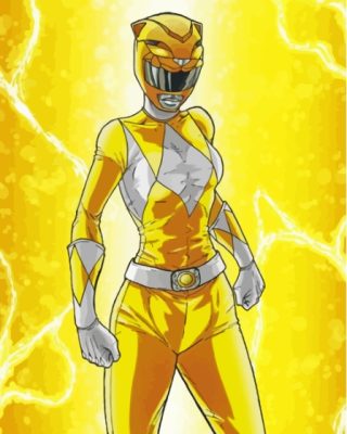 Trini Kwan Power Rangers Character Paint By Number