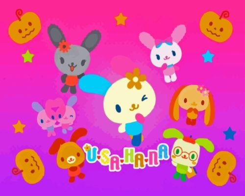 Usahana Cartoon Poster Paint By Number