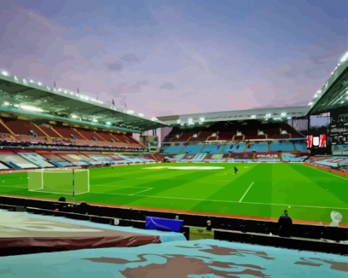 Villa Park Birmingham Stadium Paint By Number