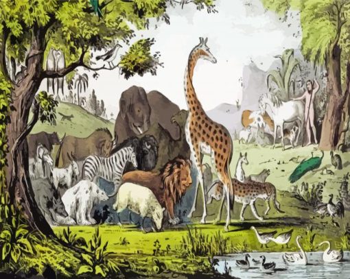 Vintage Animals Paint By Number