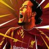 Virgil Van Dijk Footballer Paint By Numbers