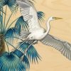 White Heron Flying Painting By Number