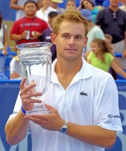 The Tennis Player Andy Roddick Paint By Number