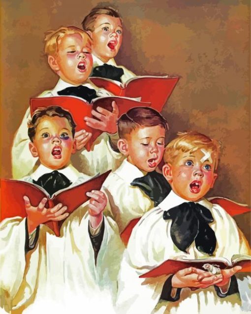 Choir Boys Paint By Number