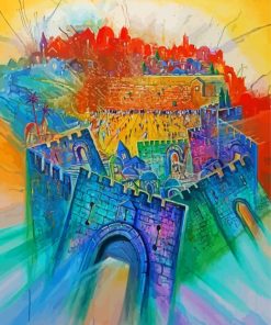 Colorful Jerusalem Paint By Number