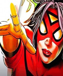 Cool Spider Woman Paint By Numbers