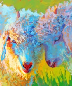 Curly Sheeps Paint By Number