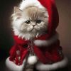 Cute Christmas Cat Paint By Number