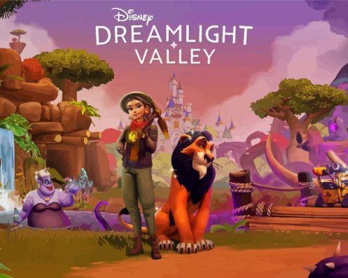 Dreamlight Valley Paint By Numbers