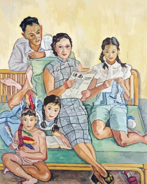 Family Portrait Paint By Numbers