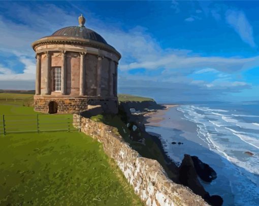 Ireland Mussenden Temple Paint By Numbers