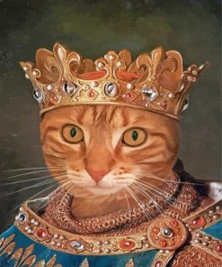 King Meow Paint By Number