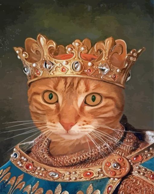 King Meow Paint By Number