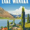 Lake Wanaka Poster Paint By Numbers
