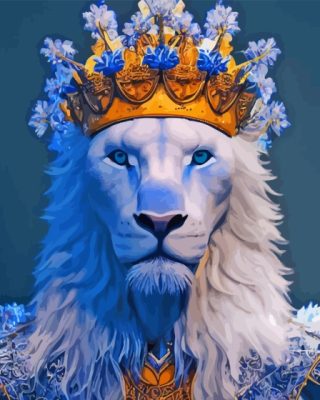 Lion Prince Paint By Number