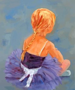 Little Ballerina Art Paint By Number