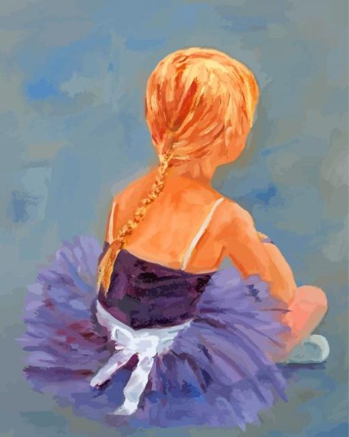 Little Ballerina Art Paint By Number