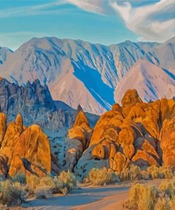 Lone Pine California Paint By Numbers