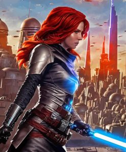 Mara Jade Star Wars Paint By Number