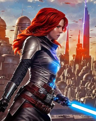 Mara Jade Star Wars Paint By Number