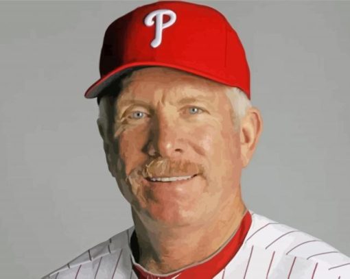 Mike Schmidt Smiling Paint By Number