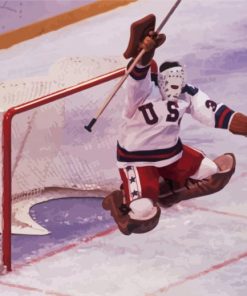 Miracle On Ice Player Paint By Numbers