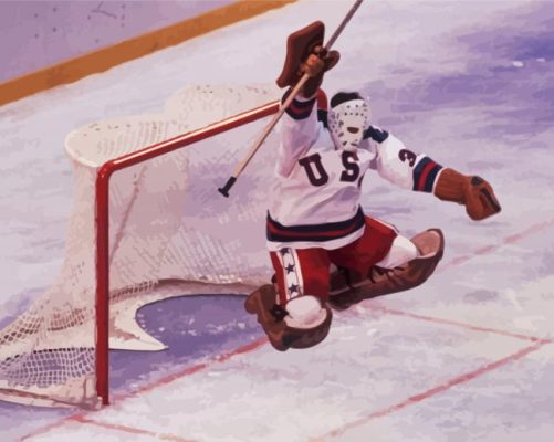 Miracle On Ice Player Paint By Numbers