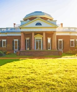 Monticello In Sunlight Paint By Number