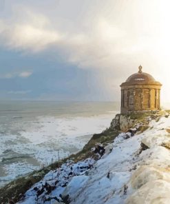 Snow In Mussenden Temple Paint By Number