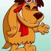 Muttley Cartoon Paint By Number