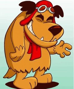 Muttley Cartoon Paint By Number