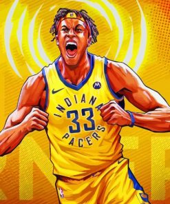 Myles Turner Player Paint By Numbers