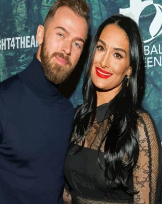 Nikki Bella And Artem Chigvintsev Paint By Number