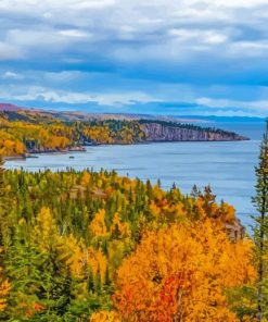 North Shore Minnesota Autumn Paint By Number