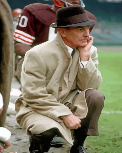 Paul Brown Coach Paint By Numbers