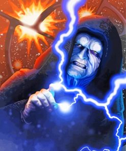 Powerful Sheev Palpatine Paint By Numbers