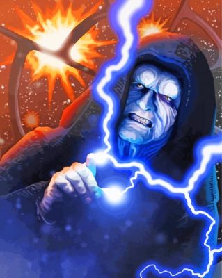 Powerful Sheev Palpatine Paint By Numbers