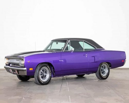 Purple Plymouth Roadrunner Car Paint By Numbers