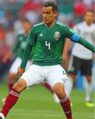 The Footballer Rafael Marquez Paint By Number