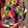 Rainbow Flowers Bouquet Paint By Numbers