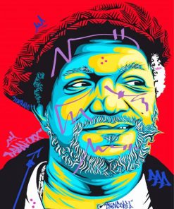 Redd Foxx Comedian Art Paint By Number