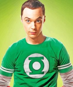 Sheldon Cooper Movie Character Paint By Number