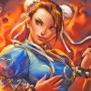 Street Fighter Chun Li Anime Paint By Number