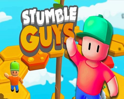 Stumble Guys Game Poster Paint By Numbers