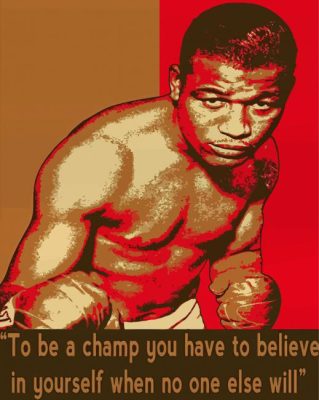 Sugar Ray Robinson Poster Paint By Number