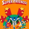 Super Friends Poster Painting By Numbers